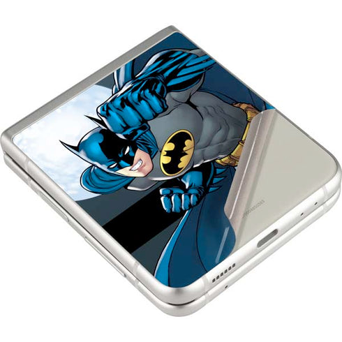 DC Comics Batman Action Pose 90's art Galaxy Z Flip3 5G Skin